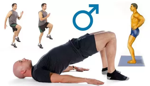 Telesna vadba bo moškemu pomagala učinkovito povečati potenco